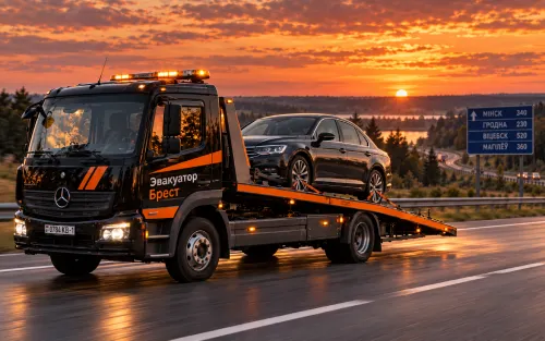 Перевозка автомобиля с неисправной коробкой передач